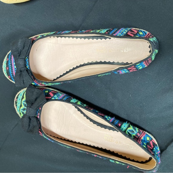 *DUNE HEAD OVER HEELS* Ladies CANVAS ESPADRILLE BALLET FLATS Multi UK6 RRP£45 - Picture 11 of 13